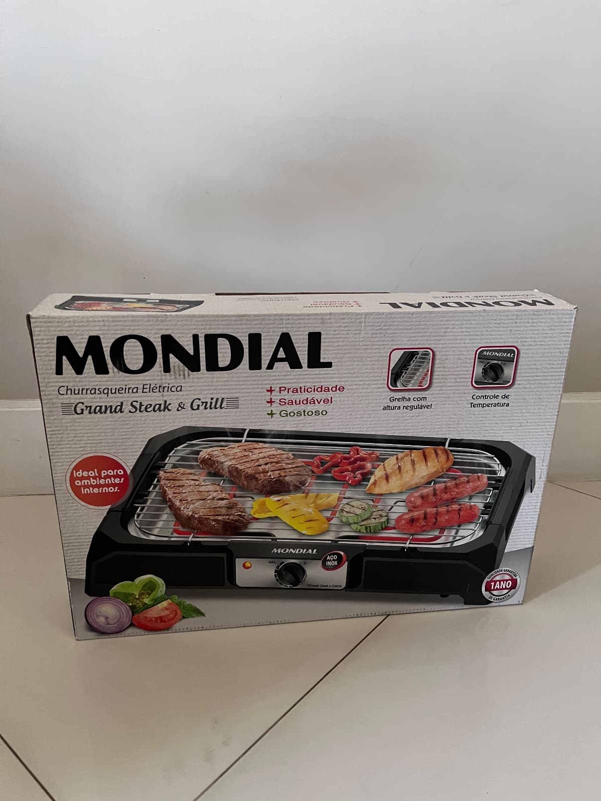 Churrasqueira Elétrica Mondial Grand Steak & Grill